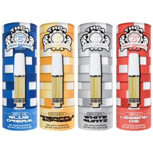 TWENTY ONE CANNABIS 2ML THC-A CARTRIDGE 6CT/BOX