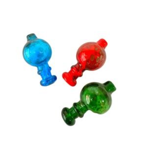 GLASS 2"  FLAME ART BULB DESIGN CARB CAP (SINGLE)