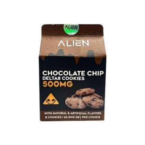 ALIEN DELTA 8 COOKIES 500MG 8COOKIES/ PACK