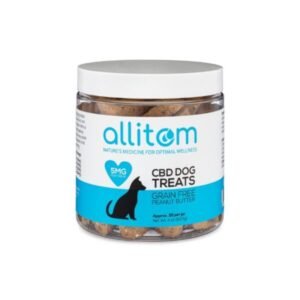 ALLITOM CBD DOG TREATS GAIN FREE PEANUT BUTTER 175MG JAR