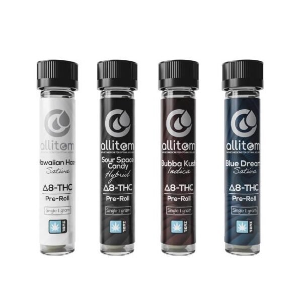 ALLITOM DELTA 8 THC PRE ROLLED 20CT/ JAR