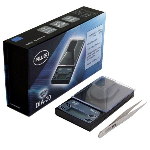 AWS DIA-20 DIGITAL SCALE (20 X 0.001GRAM)