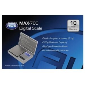 AWS MAX-700 DIGITAL SCALE (700 X 0.1G)