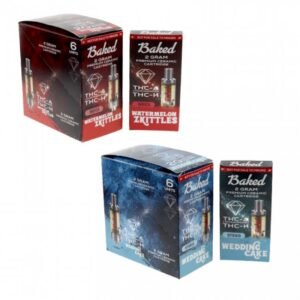 BAKED LIQUID DIAMOND THC-A  + THC-H 2GM CARTS 6CT/BOX