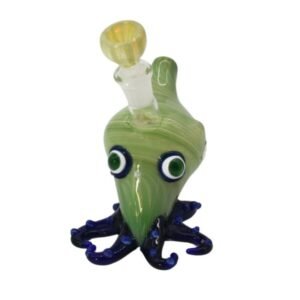 6" FANCY OCTOPUS HAND MADE BUBBLER