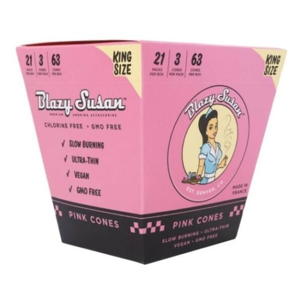 BLAZY SUSAN PINK CONES 21PACKS/BOX