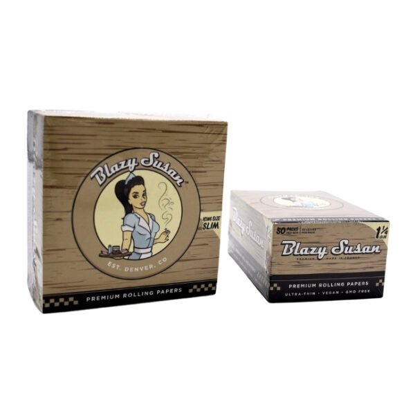 BLAZY SUSAN UNBLEACHED ROLLING PAPERS (50PK)
