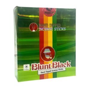 BLUNT BLACK USA INCENSE 72 POUCHES DISPLAY - 12 STICKS PER POUCH