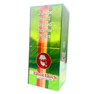 BLUNT BLACK USA JUMBO INCENSE 24 POUCHES DISPLAY - 30 STICKS PER POUCH