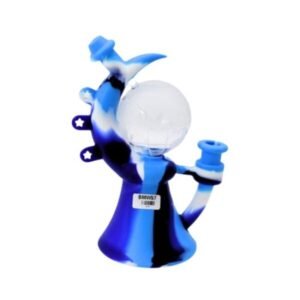 10" GLOBE WITH SILICONE FANCY WATER PIPE
