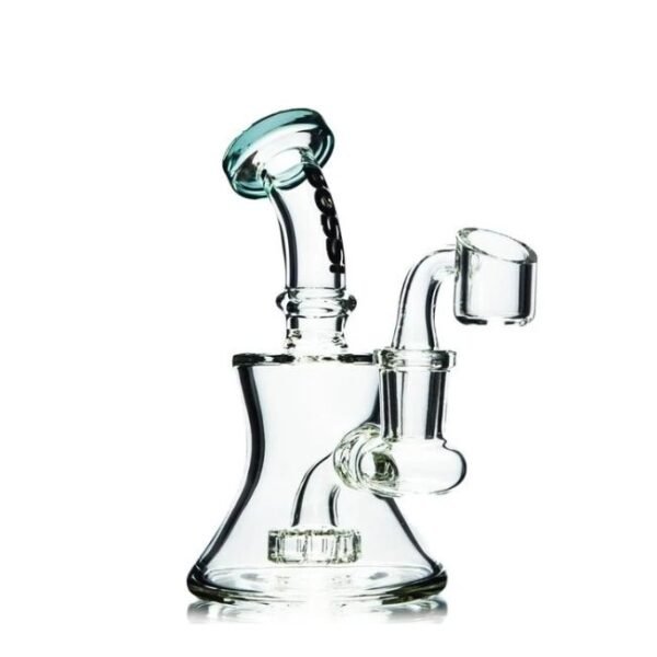 BOSS GLASS 5 INCH BEND SHOWERHEAD WATER PIPE