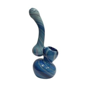 5" SILVER FUME COLOR TUBE BUBBLER