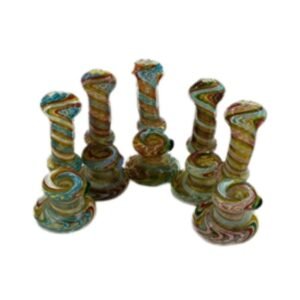 8" SPIRAL SLIME ASSORTED DESIGN BUBBLER
