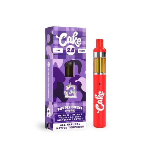 CAKE DAYBUZZ LIVE RESIN D8+D10+THC-P DISPO (2GM) 5CT/BOX