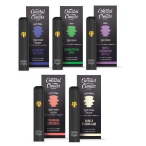 COASTAL CLOUDS DELTA 8 THC + HHC-P LIVE RESIN 2GM HIGH POTENCY DISPO 5CT/BOX