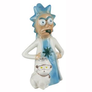 6" RICK & MORTY DESIGN CERAMIC WATER PIPE