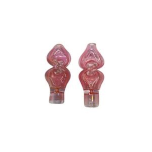 3" FIGURE 8 BODY PINK FUMED CHILLUM