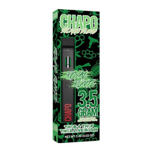 CHAPO SICARIO BLEND THCB + THCP WITH THCA LIVE ROSIN 3.5GM DISPO 6CT/ BOX