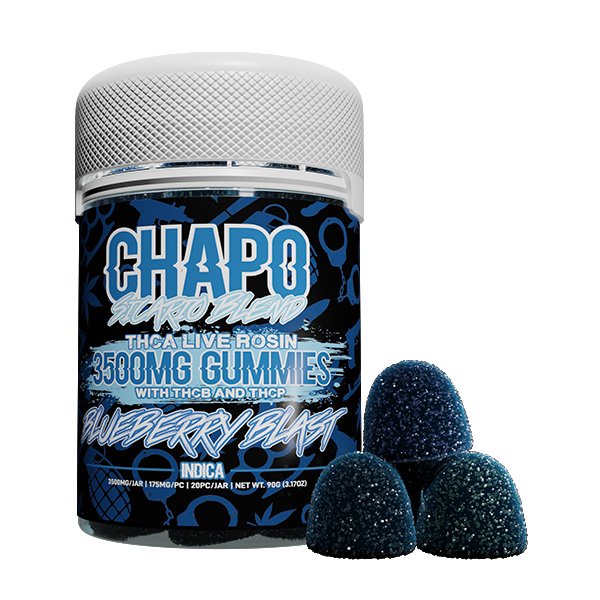 CHAPO SICARIO BLEND THCA LIVE ROSIN 3500MG GUMMIES JAR