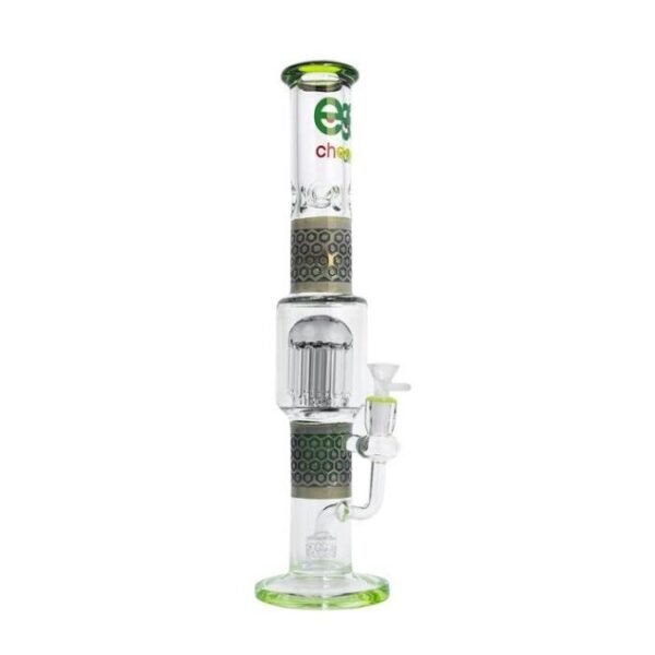 CHEECH GLASS 15" BLASTED STRAIGHT TUBE WATER PIPE