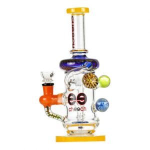 CHEECH 10" FABLINE BLEX DASH DESIGN WITH LORAL INLINE PERC TORNADO WATER PIPE