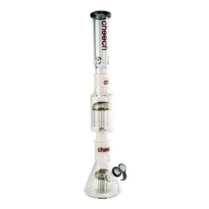 CHEECH GLASS 22" 3 PIECE WATER TUBE WITH 2 RAINTREE PERC SECTIONS