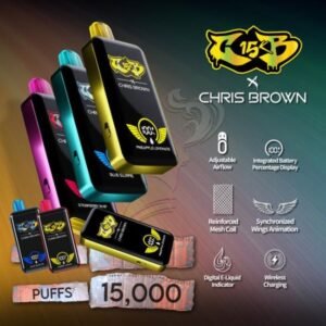 CHRIS BROWN CB15K 5% DISPOSABLE (75ML) 15K PUFFS 5CT/ BOX