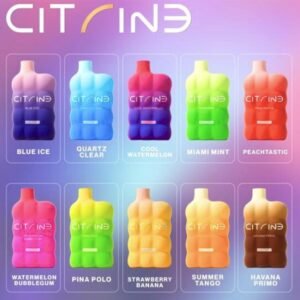 CITRINE RECH. 5% DISPOSABLE (150ML) 8K PUFFS 10CT/ BOX