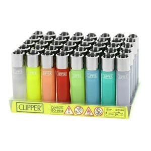 CLIPPER LIGHTERS ASSORTED DESIGN 48CT/BOX