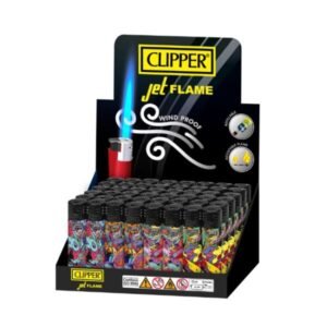 CLIPPER CLASSIC LARGE JET FLAME NICE TRIP LIGHTER 48CT/ DISPLAY