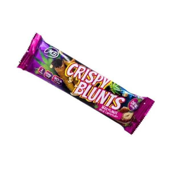 CRISPY D8 THC 100MG BLUNTS 10CT/BOX  (HAZELNUT MILK CHOCOLATE)