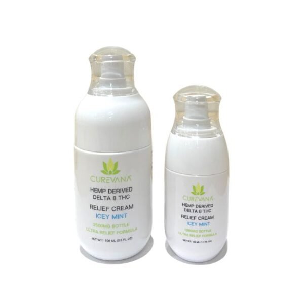 CUREVANA DELTA 8 RELIEF CREAM (ICY MINT)