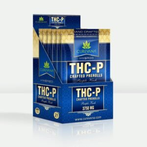 CUREVANA THC-P 2 GRAM PRE ROLLS - 3750 MG PER PACK - 5 JOINTS PER PACK - 6CT DISPLAY