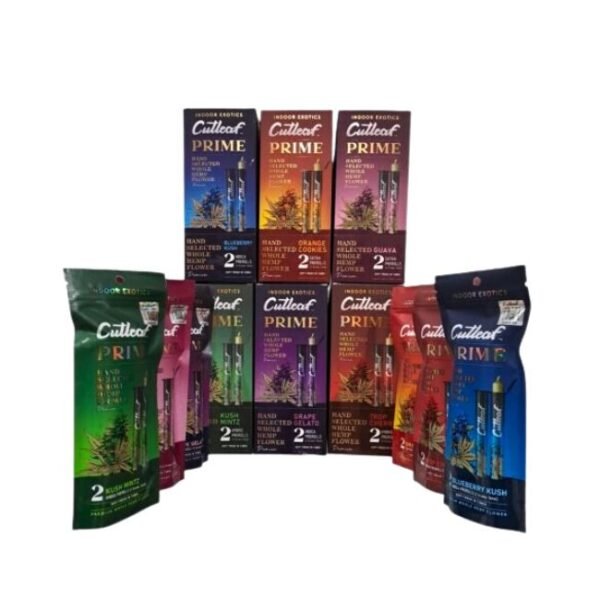 CUTLEAF PRIME INDOOR EXOTICS 1GM X 2 PRE ROLLS 10CT/ BOX