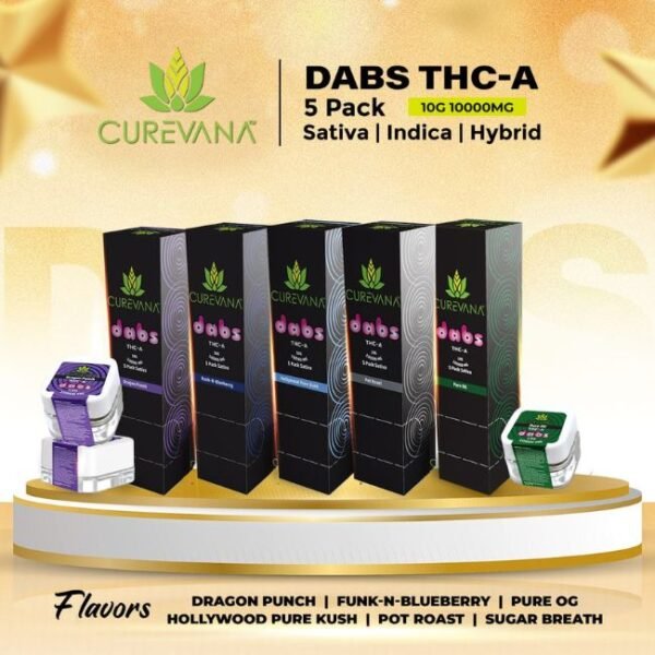 CUREVANA THC-A 3.5GM 3500MG DABS SINGLE