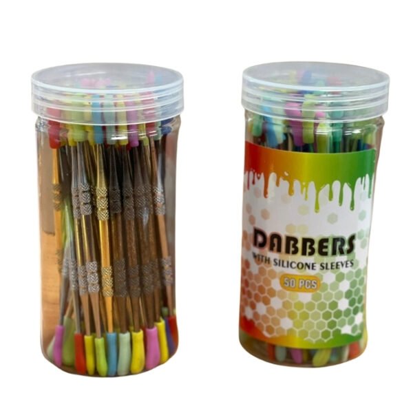 DABBERS WITH SILICONE SLEEVES ASSORTED COLOR 50CT/JAR