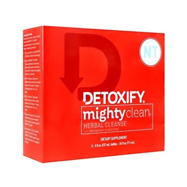 DETOXIFY MIGHTY CLEAN HERBAL CLEANSE 3-8FL OZ