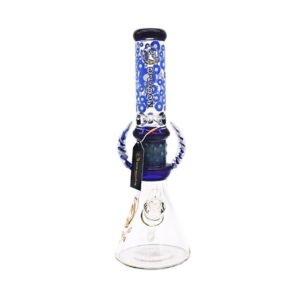 DRAGON GLASS 16" HIGH QUALITY BEAKER GLASS WATER PIPE