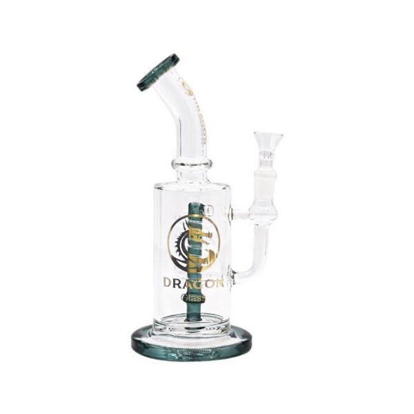 DRAGON GLASS 10" SPRING DESIGN WATER PIPE