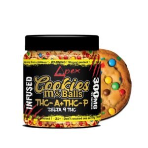 DELTAPEX THC-A +THC-P+D9 COOKIES 300MG/JAR