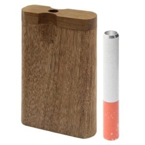 NATURAL WOODEN DUGOUT WITH ONE HITTER (DUGSH02)