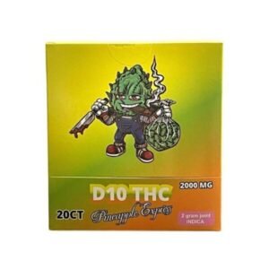 EXOTIC FARM DELTA 10 THC (2000MG) PRE ROLLED JOINTS 20CT/ BOX