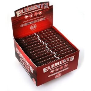 ELEMENTS RED CONNOISSEUR KING SIZE SLIM + TIPS 24 PACKS PER BOX