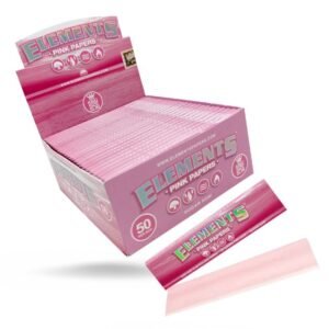 ELEMENTS PINK KING SIZE SLIM PAPERS 50CT/ BOX