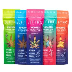 ELFTHC DELTA 8 THC WITH THC-P 1000MG GUMMIES 7CT/BOX
