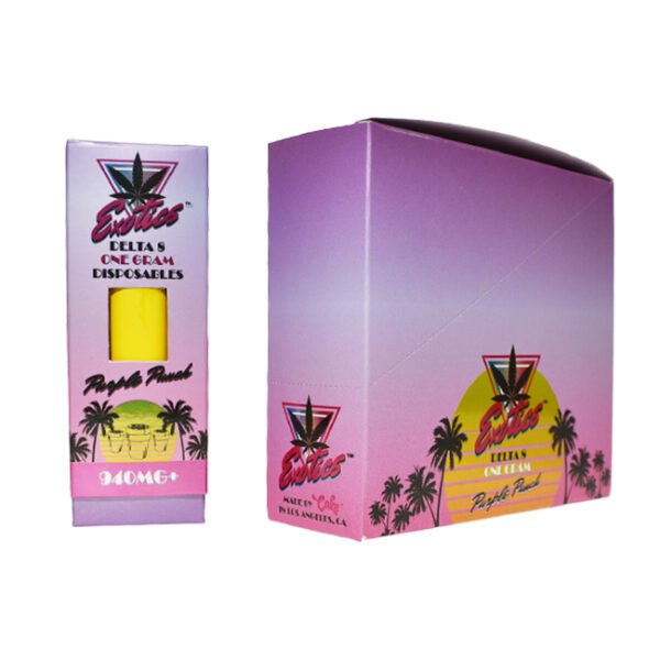 EXOTICS DELTA 8 DISPOSABLE 5 CT / BOX
