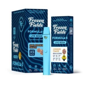 FROZEN FIELDS FORMULA X THC-A + THC-P + HHC + FX D8 3.5G DISPOSABLE VAPE 5CT/BOX