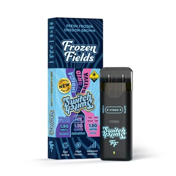 FROZEN FIELDS SWITCH 3 STRAINS IN ONE VAPE 3GRAM THC-A BLENDS DISPOSABLE VAPE