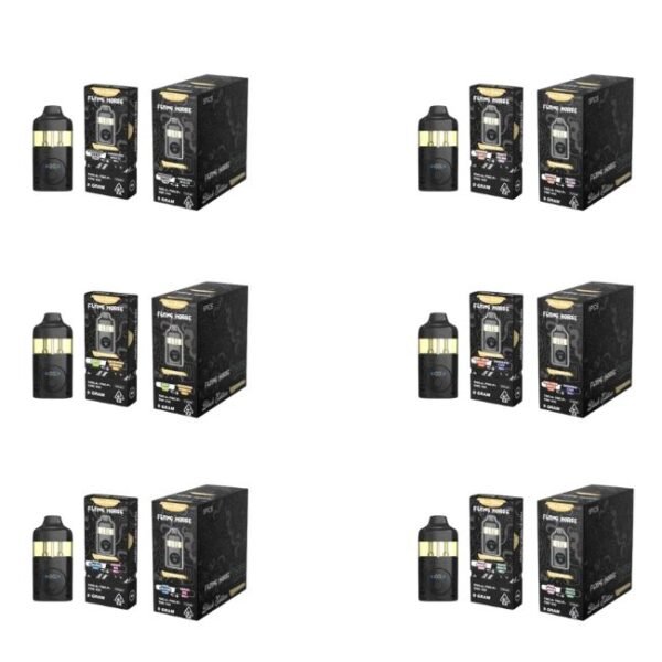 FLYING HORSE BLACK EDITION THCA+THCP+THC VIII 3 IN 1 FLAVOR 9GM DISPO 5CT/ BOX