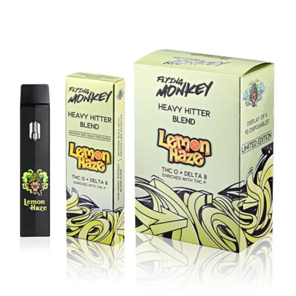 FLYING MONKEY THC-O HEAVY HITTER BLEND (1GM) DISPOSABLE 6CT/BOX